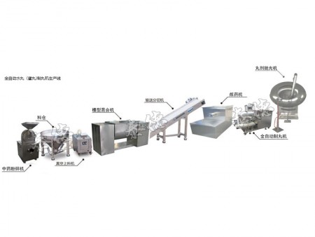 全自動(dòng)水丸（蜜丸)制丸機(jī)生產(chǎn)線(xiàn)
